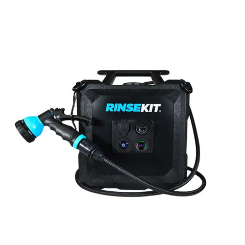 Rinse Kit 857007006357 Camp Shower Cube 4 Gallon Capacity 12 Volt Battery Powered