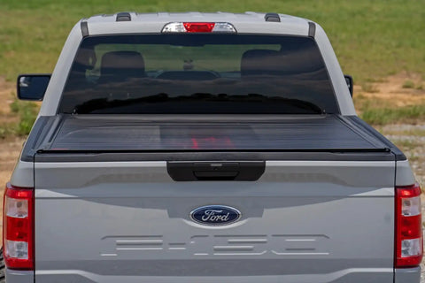 Rough Country 50221550 Hard Roll Up Bed Cover 5'7" Bed Ford F-150 (15-25) F-150 Lightning (22-24)