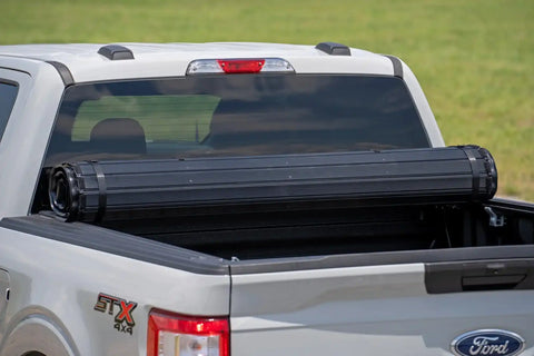 Rough Country 50221550 Hard Roll Up Bed Cover 5'7" Bed Ford F-150 (15-25) F-150 Lightning (22-24)