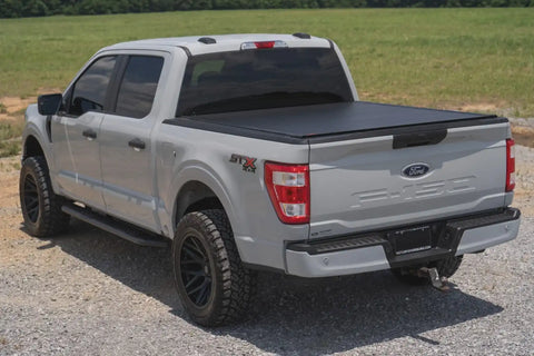 Rough Country 50221550 Hard Roll Up Bed Cover 5'7" Bed Ford F-150 (15-25) F-150 Lightning (22-24)