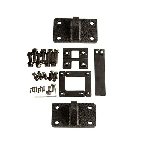 Rugged Ridge 11548.01 - Spartan Bumper, Front, High Clearance Ends, Overrider 07-18 JK