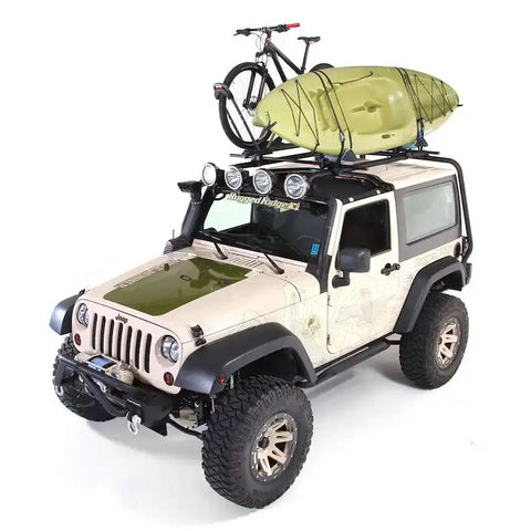 Rugged Ridge 11703.01 - Sherpa Roof Rack 07-18 Jeep Wrangler JK, 2 Door