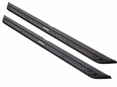 Go Rhino DSS4346T Strong steel side steps doubles as a slider to protect rocker panel