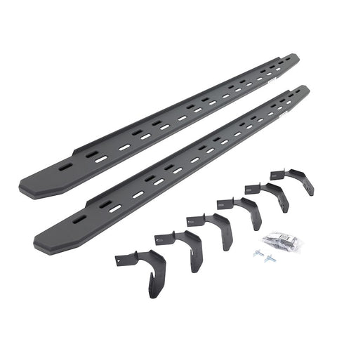 Go Rhino 69634680PC RB30 Running Boards with Mounting Bracket Kit