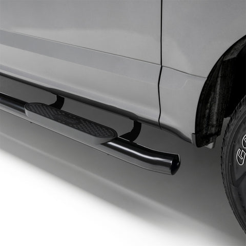 ARIES S222009 - 4-Inch Oval Black Steel Nerf Bars, Select Toyota Tacoma