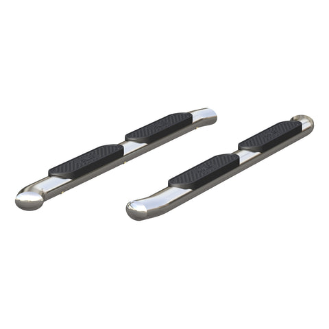 ARIES S224052-2 - 4 Polished Stainless Oval Side Bars, Select Chevrolet Colorado, GMC Canyon Crew