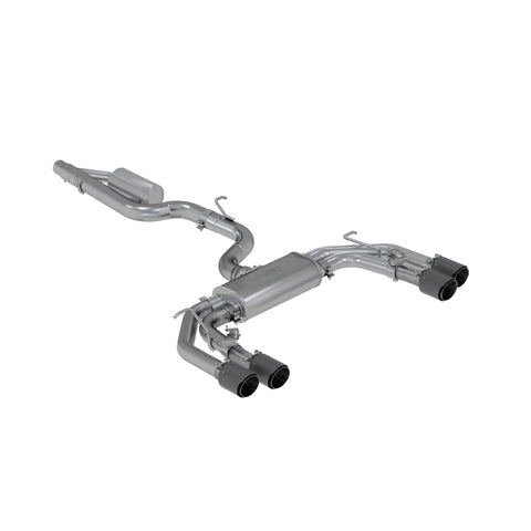 MBRP Exhaust S46043CF - T304 Stainless Steel with Carbon Fiber Tips.