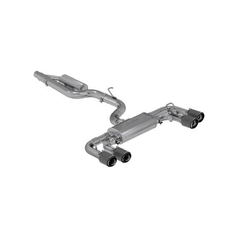 MBRP Exhaust S46053CF - T304 Stainless Steel with Carbon Fiber Tips.