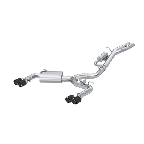 MBRP Exhaust S46103CF - T304 Stainless Steel with Quad Carbon Fiber Tips.