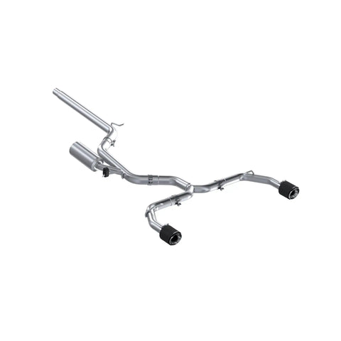 MBRP Exhaust S46173CF - T304 Stainless Steel with Carbon Fiber Tips.