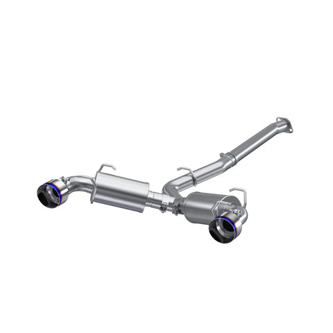 MBRP Exhaust S48043BE - T304 Stainless Steel with Burnt End Tips.