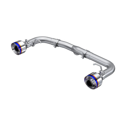 MBRP Exhaust S48053BE - T304 Stainless Steel with Burnt End Tips.