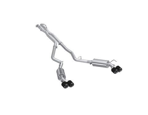 MBRP Exhaust S52053CF - T304 Stainless Steel with Quad Carbon Fiber Tips.