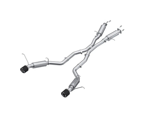 MBRP Exhaust S55253CF - T304 Stainless Steel with Carbon Fiber Tips.