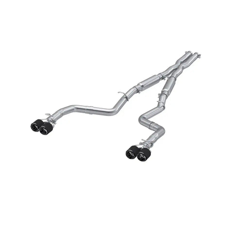 MBRP Exhaust S71153CF - T304 Stainless Steel with Quad Carbon Fiber Tips.