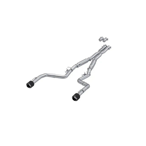 MBRP Exhaust S71173CF - T304 Stainless Steel with Dual Carbon Fiber Tips.