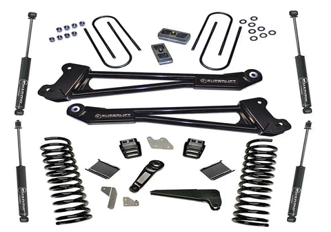 Superlift K144 4 Lift Kit - 13-18 Ram 3500 4WD Diesel Replacement Radius Arms w/ SL Shocks