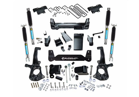Superlift K150B 6 Lift Kit - 11-19 Silv/Sierra 2500/3500HD 4WD Knuckle w/ Bilstein Shocks