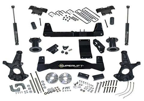 Superlift K161 6.5 Lift Kit-14-18 (19 Old Body) GM 1500 4WD w OE Al or SS Ctrl Arms SL RrShk