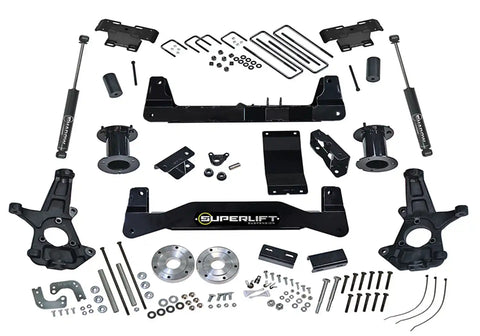 Superlift K162 6.5 Lift Kit - 07-13 Silverado/Sierra 1500 4WD w/ SL Rear Shocks