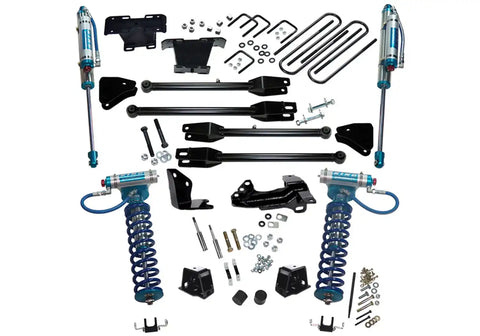 Superlift K230KG 4 Lift Kit - 05-07 F250/F350 4WD w 4-Link Conversion & King Clvrs/Shocks