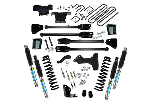 Superlift K231B 6 Lift Kit - 05-07 F250/F350 4WD Diesel w 4-Link Conversion & Bilstein Shocks