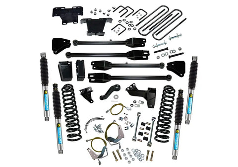 Superlift K234B 6 Lift Kit - 08-10 F250/F350 4WD Dsl w/ 4-Link Conversion & Bil Shocks