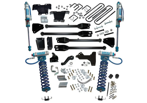 Superlift K237KG 6 Lift Kit - 11-16 F250/F350 4WD w/ 4-Link Conversion & King Clvrs/Shocks