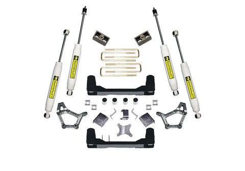 Superlift K307 4"-5 Adjustable Lift Kit - 89-95 Toyota PU Short Bed Std Cab 4WD w/ SL Shocks