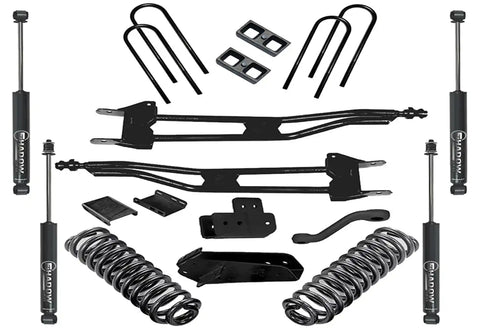 Superlift K388 6 Superunner Radius Arm Lift Kit - 80-96 Bronco 4WD w/ SL Shocks
