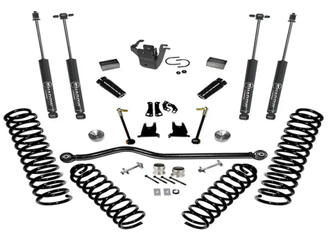 Superlift K927 4 inch Lift Kit - 2007-2018 Jeep Wrangler JK 2 Door with Shocks