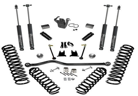Superlift K928 4 inch Lift Kit - 2007-2018 Jeep Wrangler JK Unlimited with Shocks