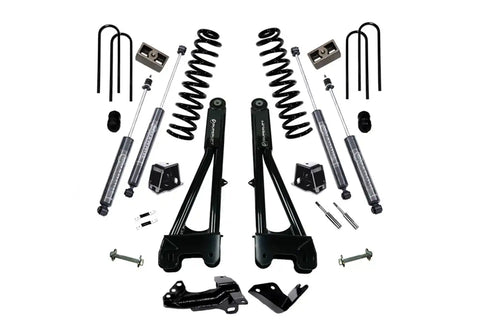 Superlift K975B 4 Lift Kit - 05-07 F250/F350 4WD Dsl w/ Replacement Radius Arms Bil Shocks