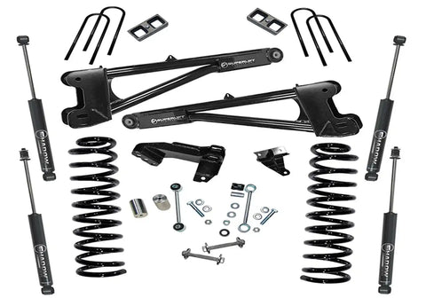 Superlift K981 4 Lift Kit - 08-10 F250/F350 4WD Dsl w/ Replacement Radius Arms SL Shocks