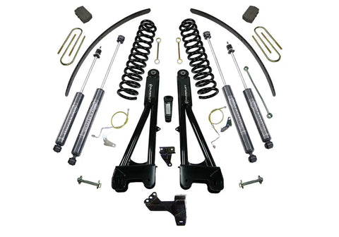 Superlift K983B 6 Lift Kit - 08-10 F250/F350 4WD Dsl w/ Replacement Radius Arms Bil Shocks