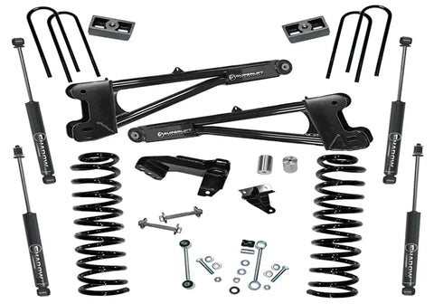Superlift K987 4 Lift Kit - 11-16 F250/F350 4WD Dsl w/ Replacement Radius Arms SL Shocks