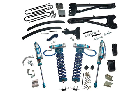 Superlift K991KG 8 Lift Kit-11-16 F250/F350 4WD w Rep Radius Arms/King Clvrs/King Rr Shocks