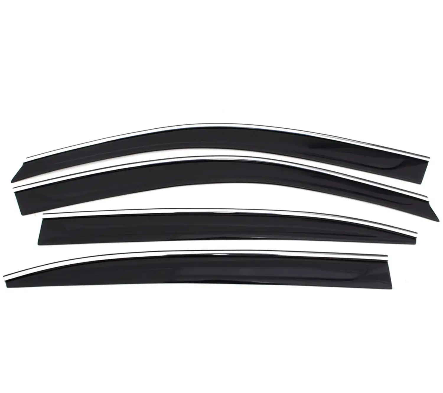 Ventvisor Auto Ventshade (AVS) 794030 - Ventvisor Deflector Smoke w/Chrome Trim ...