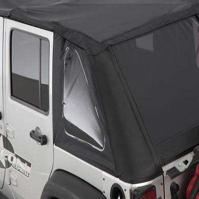 Smittybilt 9073235 - BOWLESS COMBO TOP W/TINTED WINDOWS BLACK DIAMOND JEEP, 07-18 (JK) 2 DOOR
