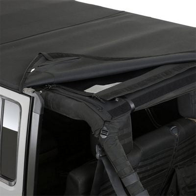 Smittybilt 9083235 - BOWLESS COMBO TOP W/TINTED WINDOWS BLACK DIAMOND 07-18 WRANGLER (JK) 4 DOOR