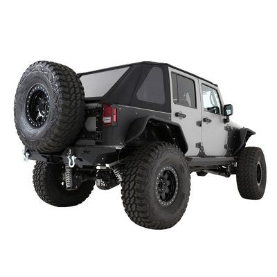 Smittybilt 9083235 - BOWLESS COMBO TOP W/TINTED WINDOWS BLACK DIAMOND 07-18 WRANGLER (JK) 4 DOOR