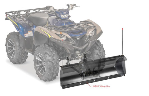 Warn 109144 Snow Plow Cutting Edge KIT WEAR BAR 66IN UHMW