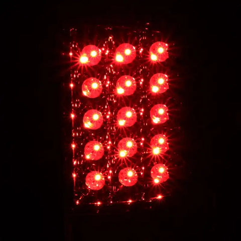 Spec-D Tuning LT-RAM09BBLED-TM Tail Light Assembly Glossy Black Housing