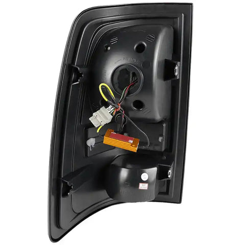 Spec-D Tuning LT-RAM09BBLED-TM Tail Light Assembly Glossy Black Housing