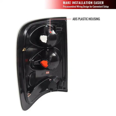 Spec-D Tuning LT-F15004G-TM Tail Light Assembly Uses OE Bulbs