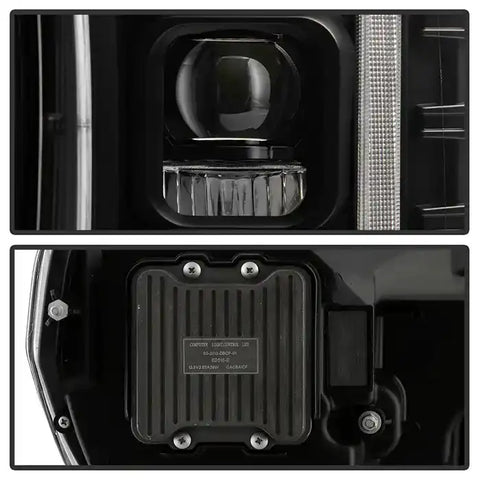 Spyder Auto 5088710 (Spyder Signature) Projector Headlights - Sequential LED Turn Signal Lights Black