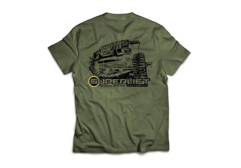 Superlift MGL Military Green Frost Large T- Shirt
