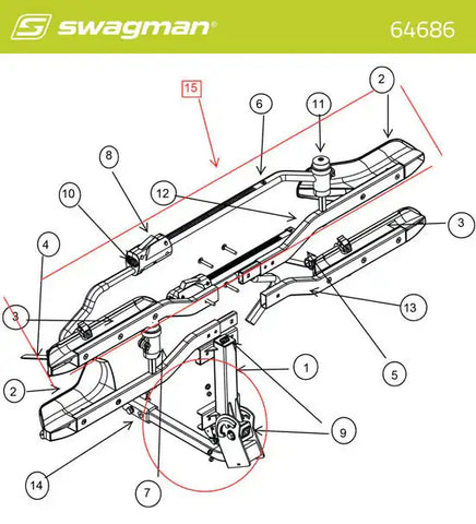 Swagman 64686 Semi 2.0 Bike Rack
