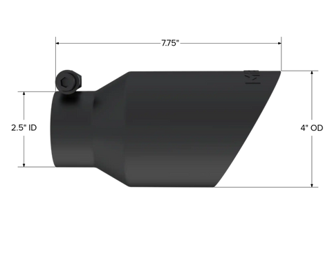 MBRP Exhaust T5123BLK - Tail Pipe Tip