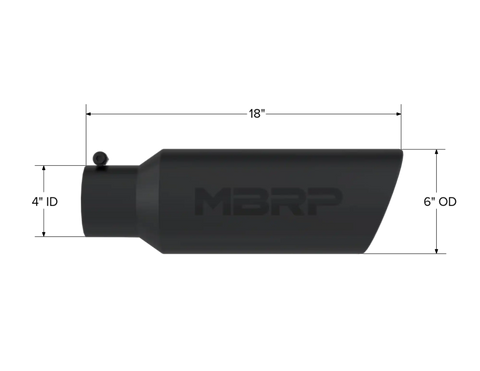 MBRP Exhaust T5130BLK - Tail Pipe Tip